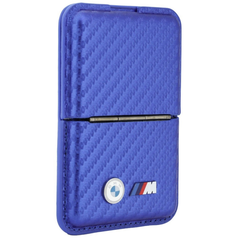 BMW M Carbon Metal Logos MagSafe rahakott, sinine