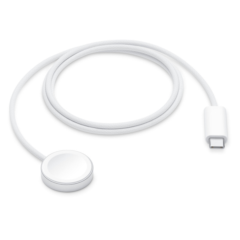 Apple Watch Magnetic Fast Charger to USB-C Cable (1 m), valge, ML434ZM/A