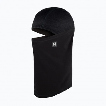 BUFF Tech Fleece hinged balaclava ühtlane must