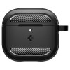 Spigen vastupidav kaitseümbris Apple AirPods 4 jaoks, mattmust