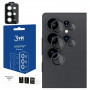 3MK Lens Protection Pro kaameraklaas Samsung Galaxy S25 Ultra jaoks, must