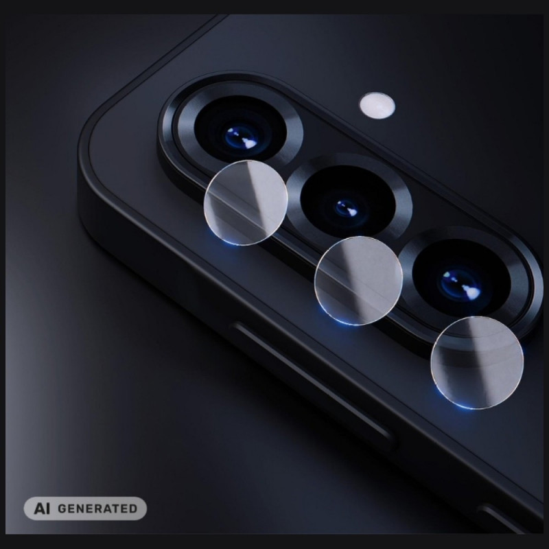 3MK Lens Protection hübriidklaasist kaamerakaitse Samsung Galaxy A36 jaoks (4 tk)