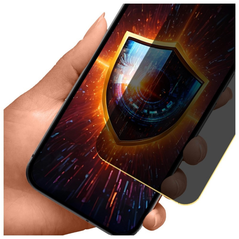 3MK Silky Matt Privacy matt privaatsuskaitsekile Google Pixel 9A-le, must