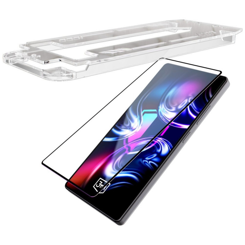 3MK HardGlass Max karastatud klaas paigaldusraamiga Samsung Galaxy S26 Ultra jaoks, must
