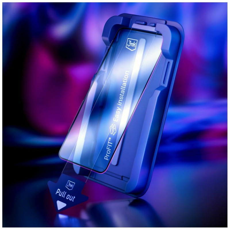 3MK HardGlass Max karastatud klaas koos paigaldusraamiga Samsung Galaxy S24+ / S25+ jaoks, must