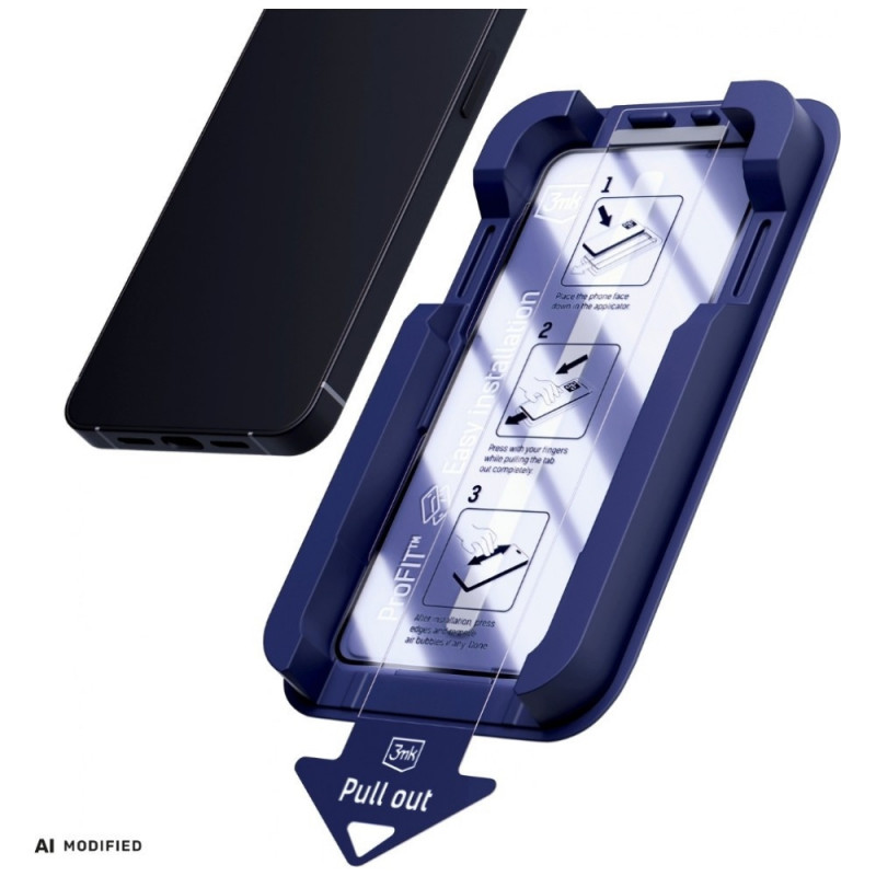 3MK HardGlass Max karastatud klaas Samsung Galaxy S24 Ultra jaoks, must