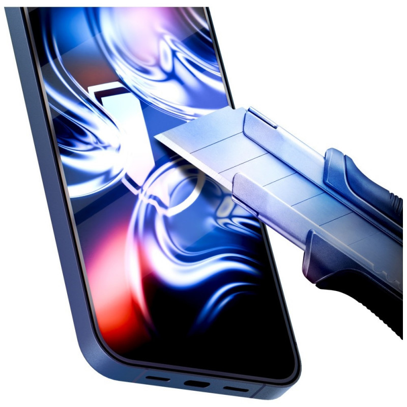 3MK HardGlass Max karastatud klaas aplikatsiooniga Apple iPhone 16 Pro / 17 jaoks, must