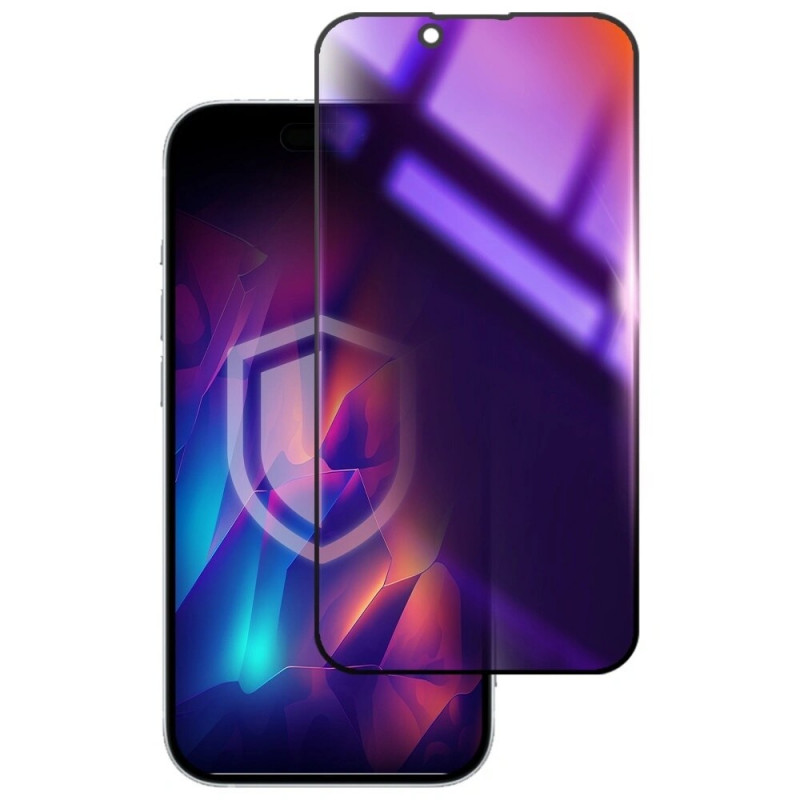 3MK Rainbow Privacy karastatud klaas Apple iPhone 17e / 16e jaoks