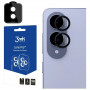 3MK Lens Protection Pro kaamera objektiivi kaitseklaas Samsung Galaxy S25 Edge jaoks, must