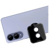3MK Lens Protection Pro kaamera objektiivi kaitseklaas Samsung Galaxy S25 Edge jaoks, must