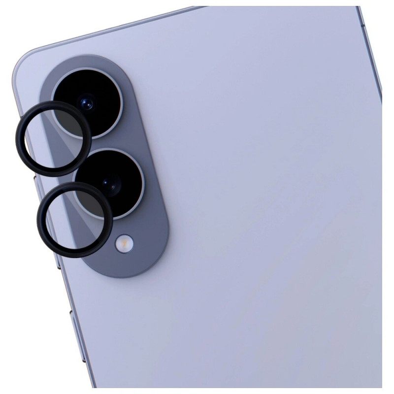 3MK Lens Protection Pro kaamera objektiivi kaitseklaas Samsung Galaxy S25 Edge jaoks, must