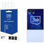 3mk Lens Protection hübriidklaasist kaamerakaitse Samsung Galaxy Z Flip7 jaoks (4-pakk)