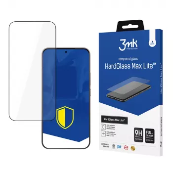 3MK HardGlass Max Lite karastatud klaas Xiaomi 15T 5G jaoks, must
