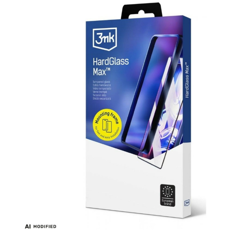 3MK HardGlass Max karastatud klaas paigaldusraamiga Samsung Galaxy A35 / A55 5G jaoks