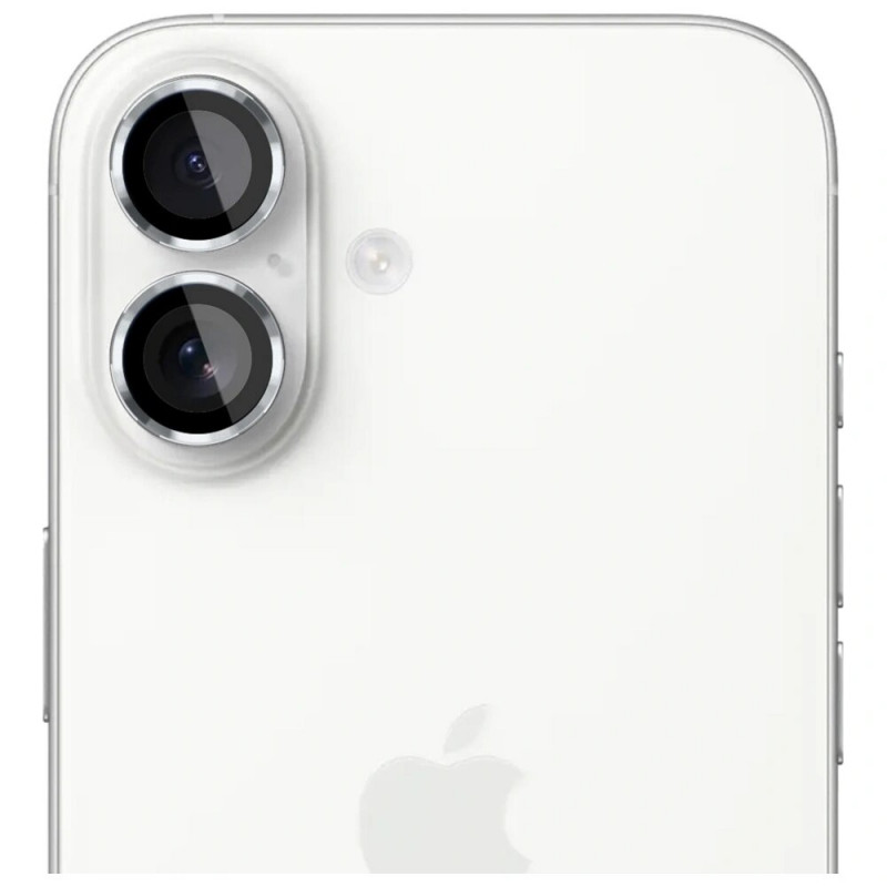 3MK Lens Protection Pro kaamera objektiivi kaitseklaas Apple iPhone 17 jaoks, hõbedane