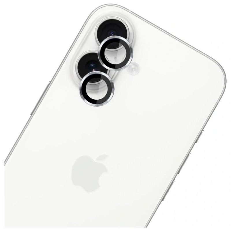 3MK Lens Protection Pro kaamera objektiivi kaitseklaas Apple iPhone 17 jaoks, hõbedane