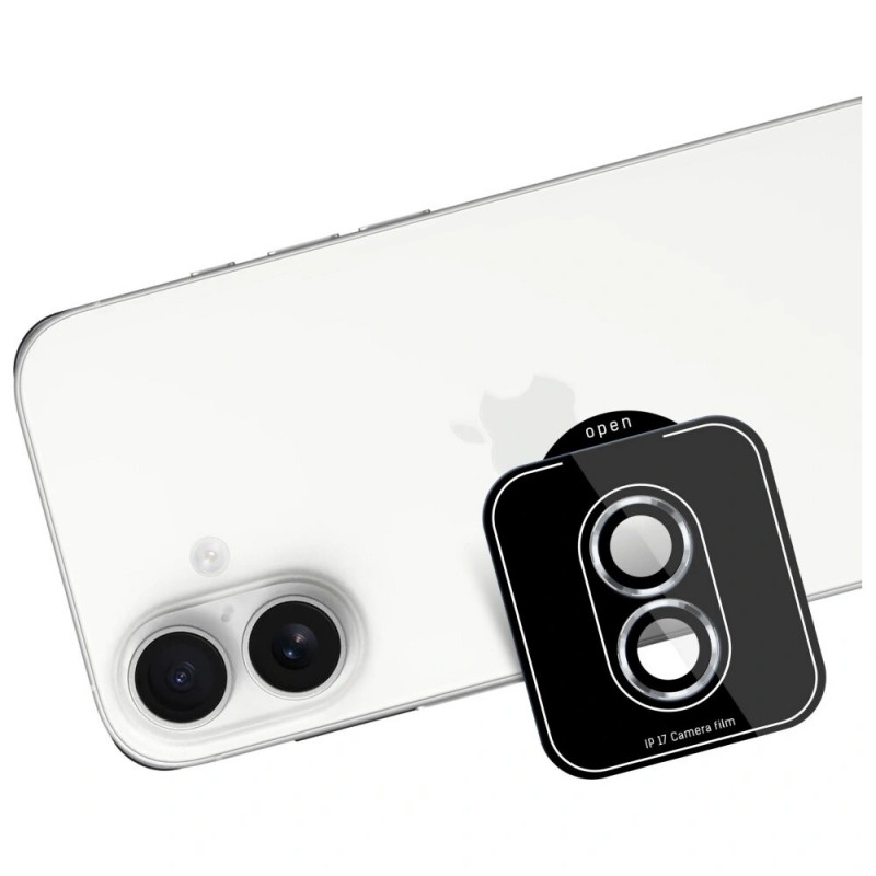 3MK Lens Protection Pro kaamera objektiivi kaitseklaas Apple iPhone 17 jaoks, hõbedane
