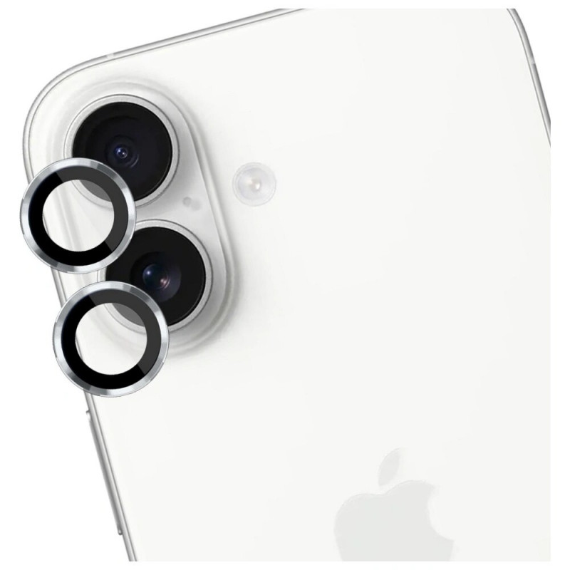 3MK Lens Protection Pro kaamera objektiivi kaitseklaas Apple iPhone 17 jaoks, hõbedane