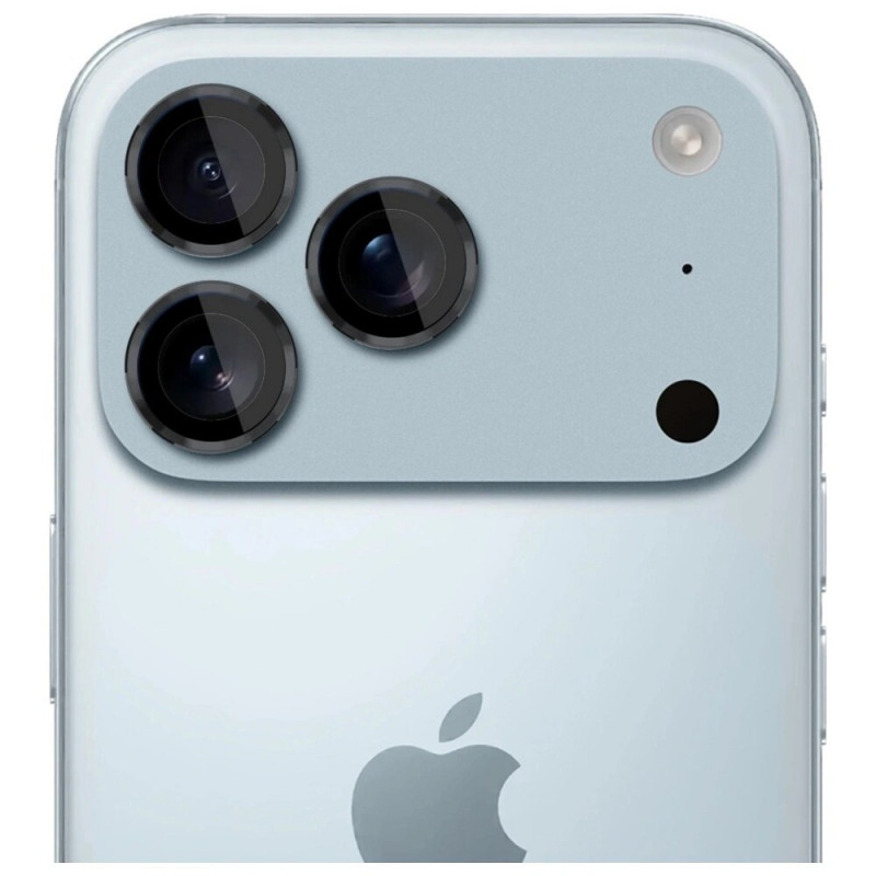 3MK Lens Protection Pro kaamera objektiivi kaitseklaas Apple iPhone 17 Pro / 17 Pro Max jaoks, must
