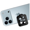 3MK Lens Protection Pro kaamera objektiivi kaitseklaas Apple iPhone 17 Pro / 17 Pro Max jaoks, must