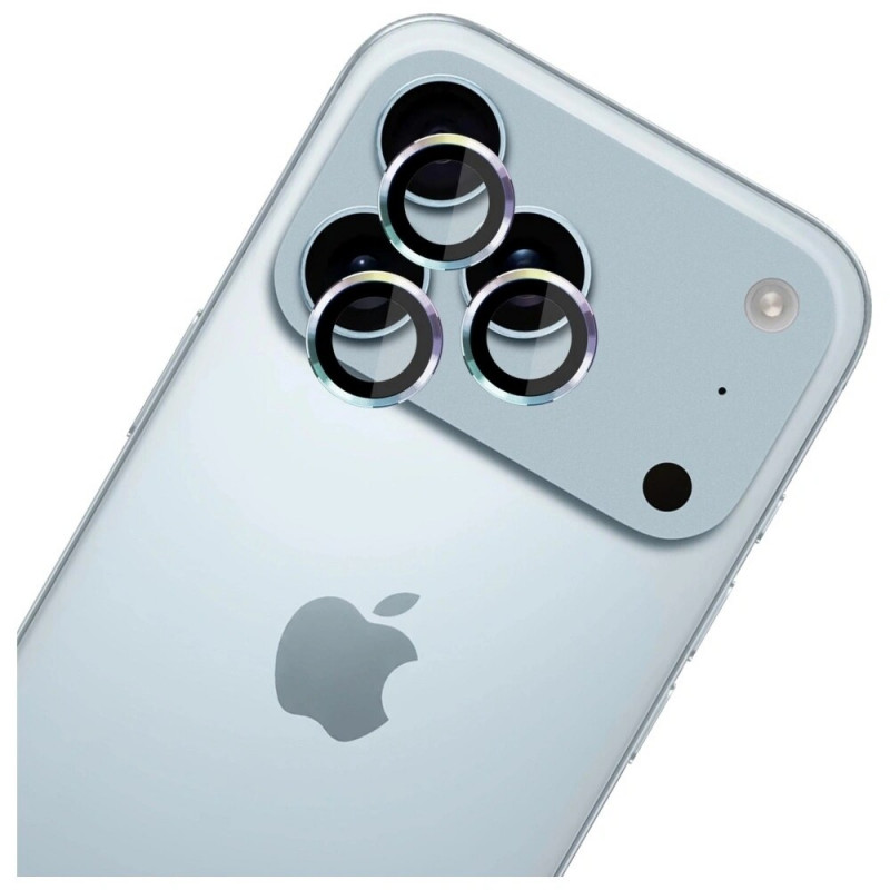 3MK Lens Protection Pro kaamera objektiivi kaitseklaas Apple iPhone 17 Pro / 17 Pro Max jaoks, mitmevärviline