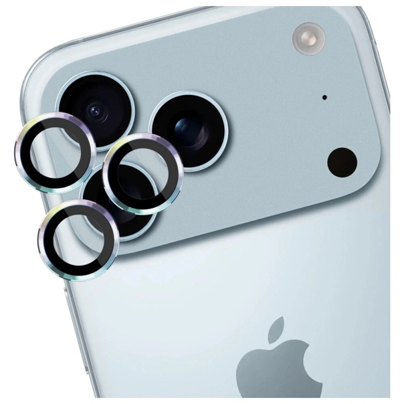 3MK Lens Protection Pro kaamera objektiivi kaitseklaas Apple iPhone 17 Pro / 17 Pro Max jaoks, mitmevärviline
