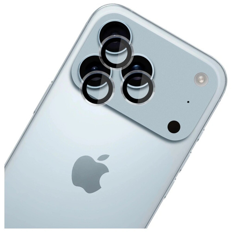 3MK Lens Protection Pro kaamera objektiivi kaitseklaas Apple iPhone 17 Pro / 17 Pro Max jaoks, läbipaistev
