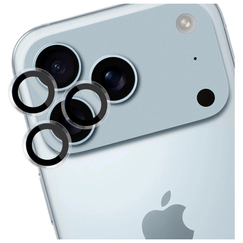 3MK Lens Protection Pro kaamera objektiivi kaitseklaas Apple iPhone 17 Pro / 17 Pro Max jaoks, läbipaistev