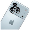 3MK Lens Protection Pro kaamera objektiivi kaitseklaas Apple iPhone 17 Pro / 17 Pro Max jaoks, hõbedane