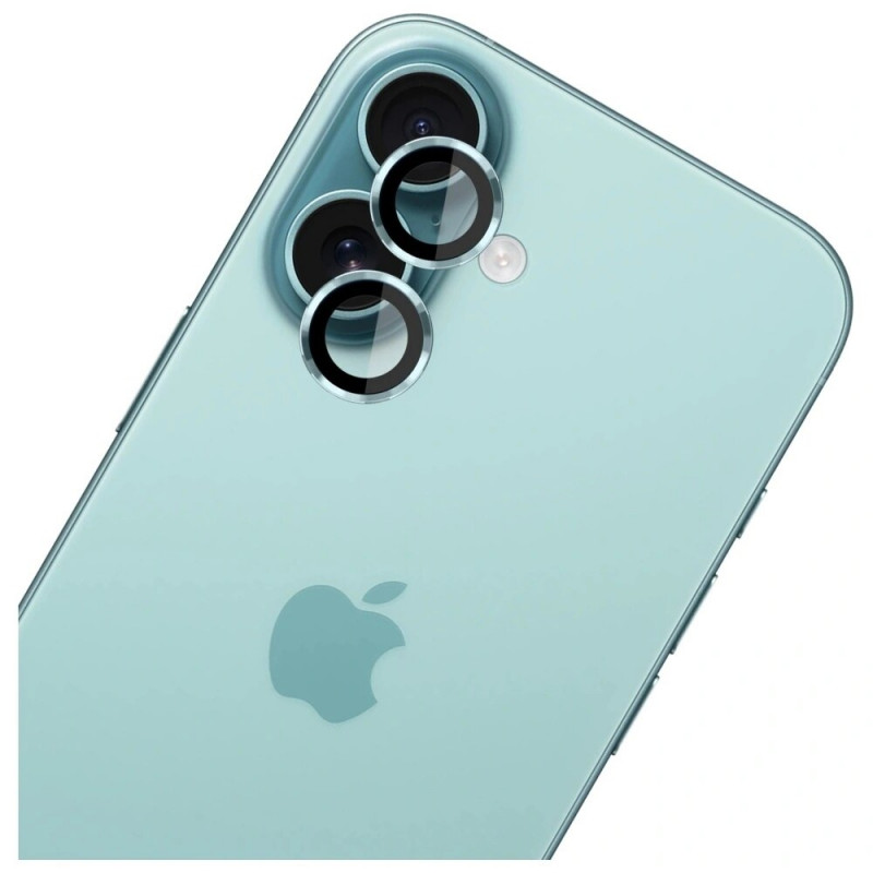 3MK Lens Protection Pro karastatud klaasist kaamerakaitse Apple iPhone 17 jaoks, roheline