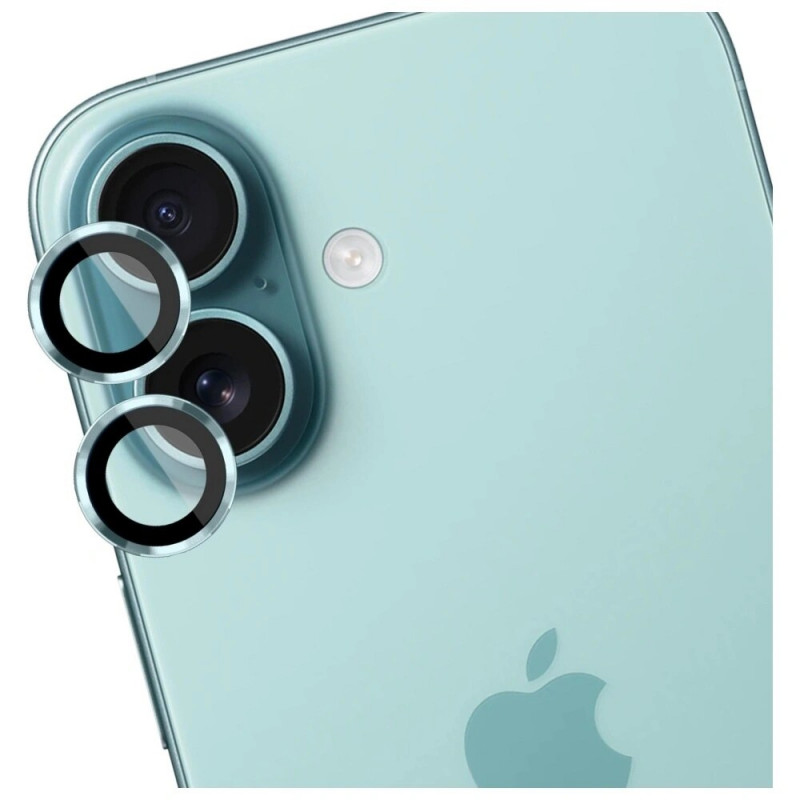 3MK Lens Protection Pro karastatud klaasist kaamerakaitse Apple iPhone 17 jaoks, roheline