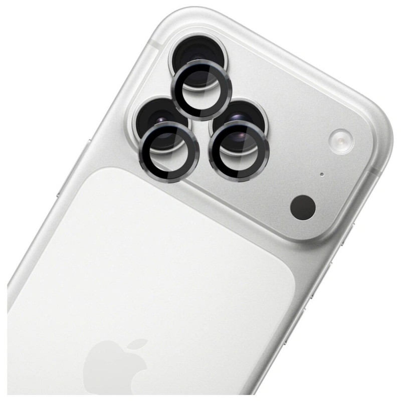 3MK Lens Protection Pro kaameraklaasi karastatud kaitseklaas Apple iPhone 17 Pro / 17 Pro Max jaoks, hall