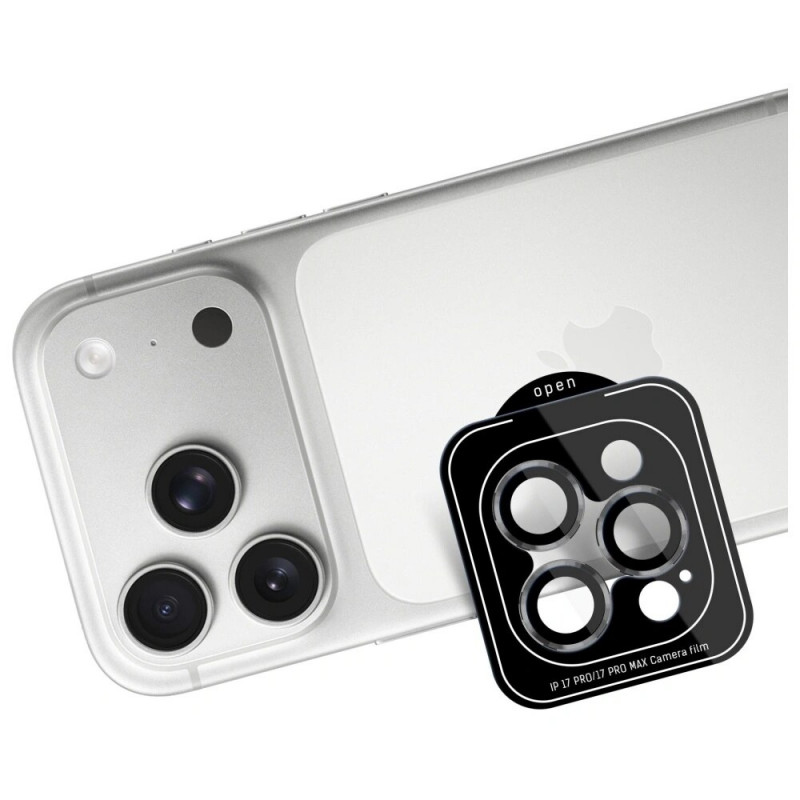 3MK Lens Protection Pro kaameraklaasi karastatud kaitseklaas Apple iPhone 17 Pro / 17 Pro Max jaoks, hall