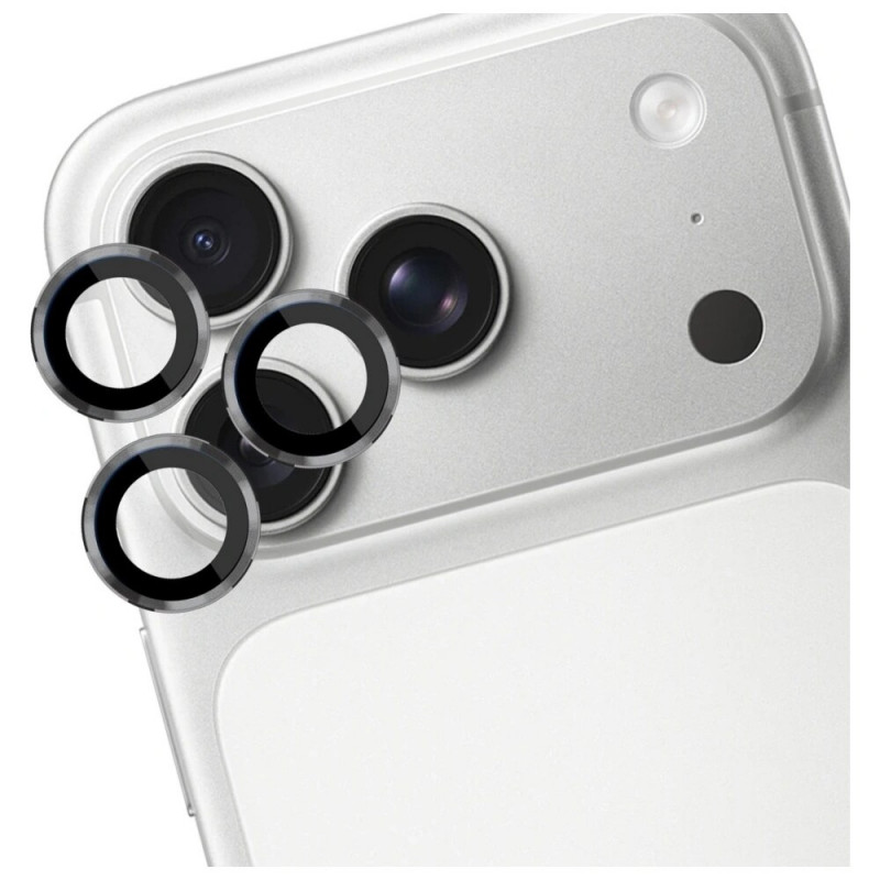 3MK Lens Protection Pro kaameraklaasi karastatud kaitseklaas Apple iPhone 17 Pro / 17 Pro Max jaoks, hall