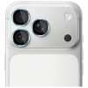 3MK Lens Protection Pro kaameraklaasi karastatud kaitseklaas Apple iPhone 17 Pro / 17 Pro Max jaoks, helesinine