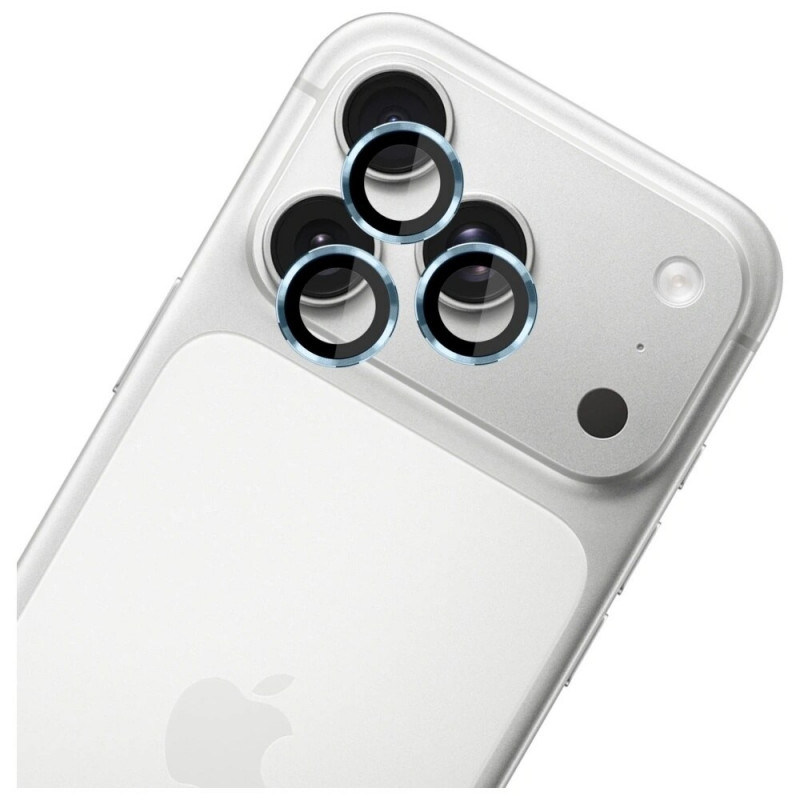 3MK Lens Protection Pro kaameraklaasi karastatud kaitseklaas Apple iPhone 17 Pro / 17 Pro Max jaoks, helesinine
