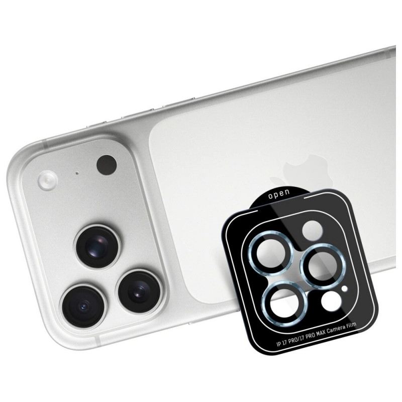 3MK Lens Protection Pro kaameraklaasi karastatud kaitseklaas Apple iPhone 17 Pro / 17 Pro Max jaoks, helesinine