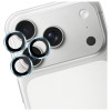 3MK Lens Protection Pro kaameraklaasi karastatud kaitseklaas Apple iPhone 17 Pro / 17 Pro Max jaoks, helesinine
