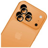 3MK Lens Protection Pro kaameraklaasi karastatud kaitseklaas Apple iPhone 17 Pro / 17 Pro Max, oranž