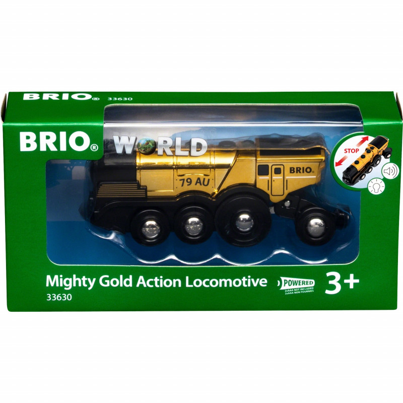 BRIO World Golden patareitoitega vedur valguse ja heliga (33630)