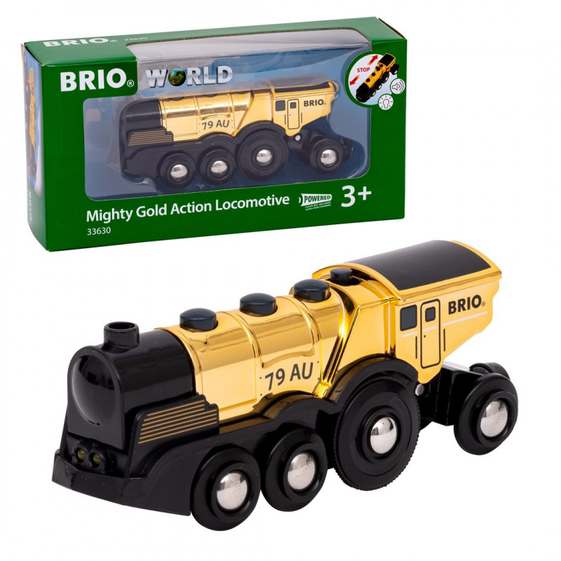 BRIO World Golden patareitoitega vedur valguse ja heliga (33630)