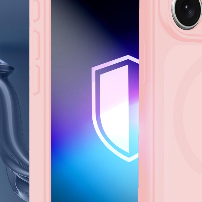 3MK Misty MagCase magnetiline ümbris Samsung Galaxy A37 jaoks, roosa