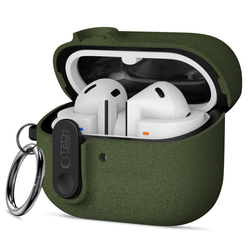 Tech-Protect Slim Hook karp Samsung Galaxy Buds 3 / 3 FE / 3 Pro, Olive Green