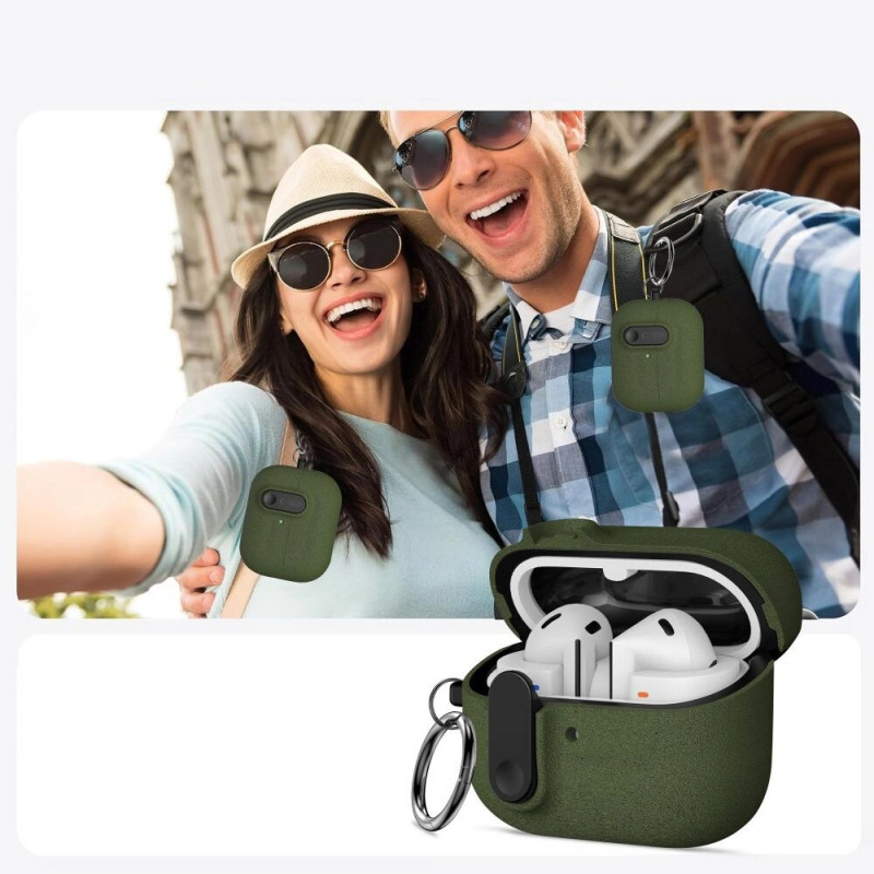 Tech-Protect Slim Hook karp Samsung Galaxy Buds 3 / 3 FE / 3 Pro, Olive Green