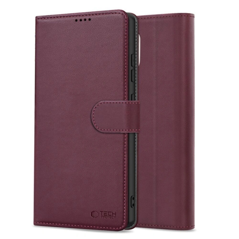 Tech-Protect rahakotikorpusega ümbris Xiaomi Redmi Note 15 Pro 5G THP5097, Burgundy