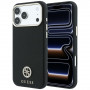 Guess GUE005537-0 Grained Round Strass Logo MagSafe ümbris Apple iPhone 18 Pro Max / 17 Pro Max jaoks, must