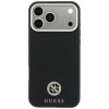 Guess GUE005537-0 Grained Round Strass Logo MagSafe ümbris Apple iPhone 18 Pro Max / 17 Pro Max jaoks, must