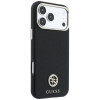 Guess GUE005537-0 Grained Round Strass Logo MagSafe ümbris Apple iPhone 18 Pro Max / 17 Pro Max jaoks, must