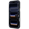 Guess GUE005537-0 Grained Round Strass Logo MagSafe ümbris Apple iPhone 18 Pro Max / 17 Pro Max jaoks, must