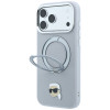 Karl Lagerfeld with Ring Stand 360 Karl Head Pin MagSafe ümbris Apple iPhone 18 Pro Max / 17 Pro Max jaoks, hall (KF003236)